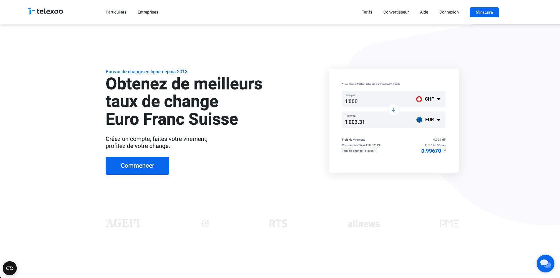 Telexoo - website preview
